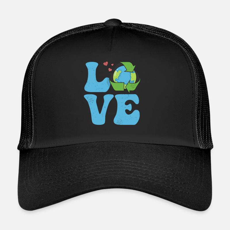 Ecologist Ecology Environment LOVE Trucker Cap