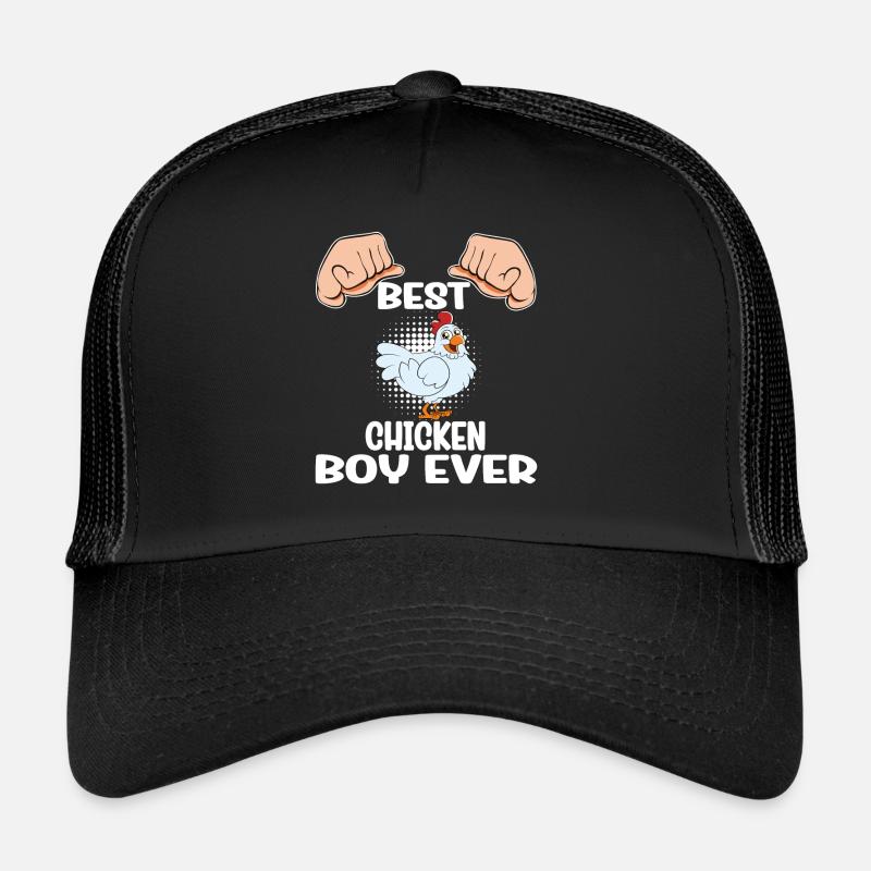 Drôle de poulet disant poulet Casquette trucker 