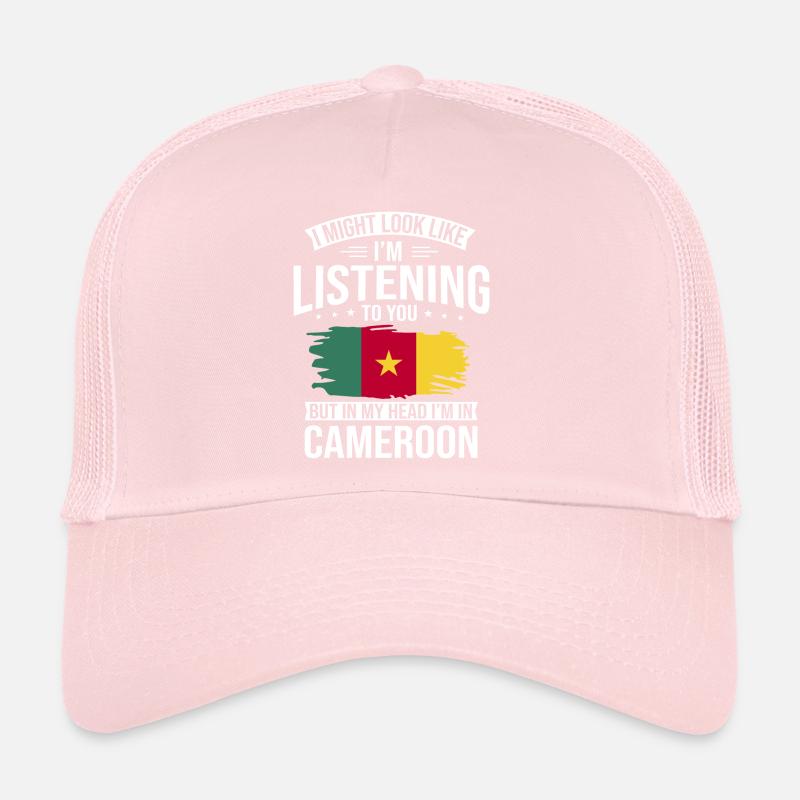 Drapeau du Cameroun Cameroun Casquette trucker 