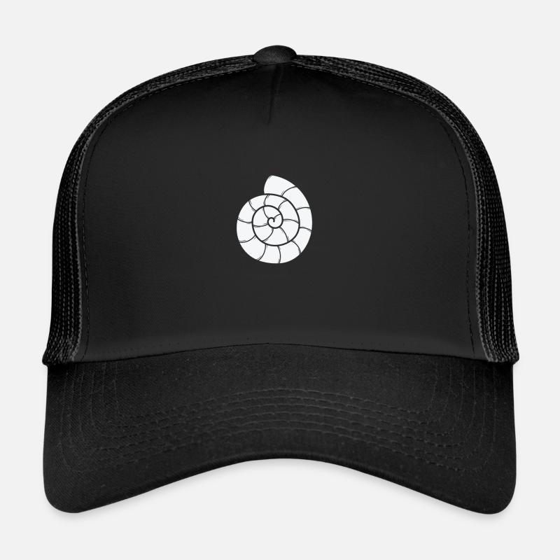 Snail Shell Spiral Snail Trucker Cap