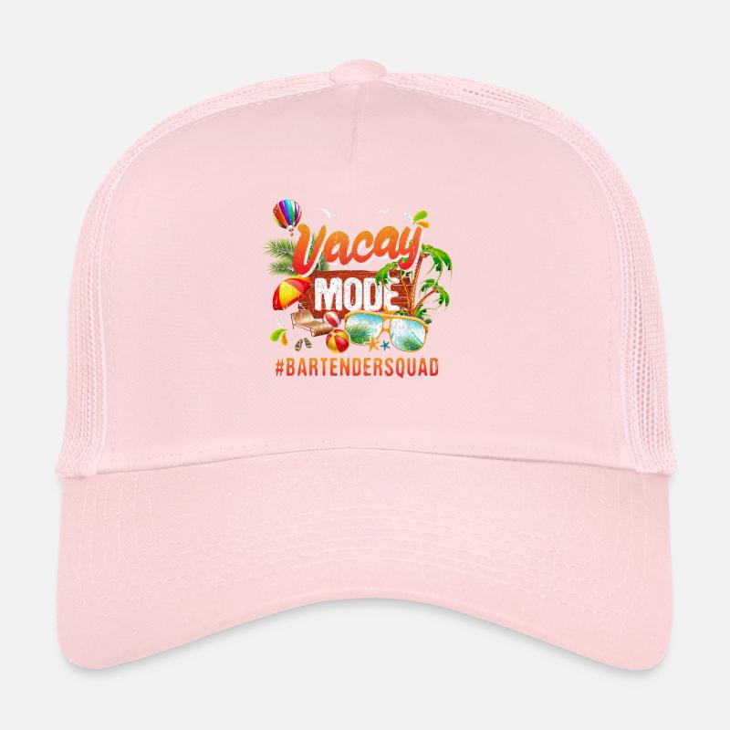 Barkeeper Vacation Group #Bartendersquad Trucker Cap