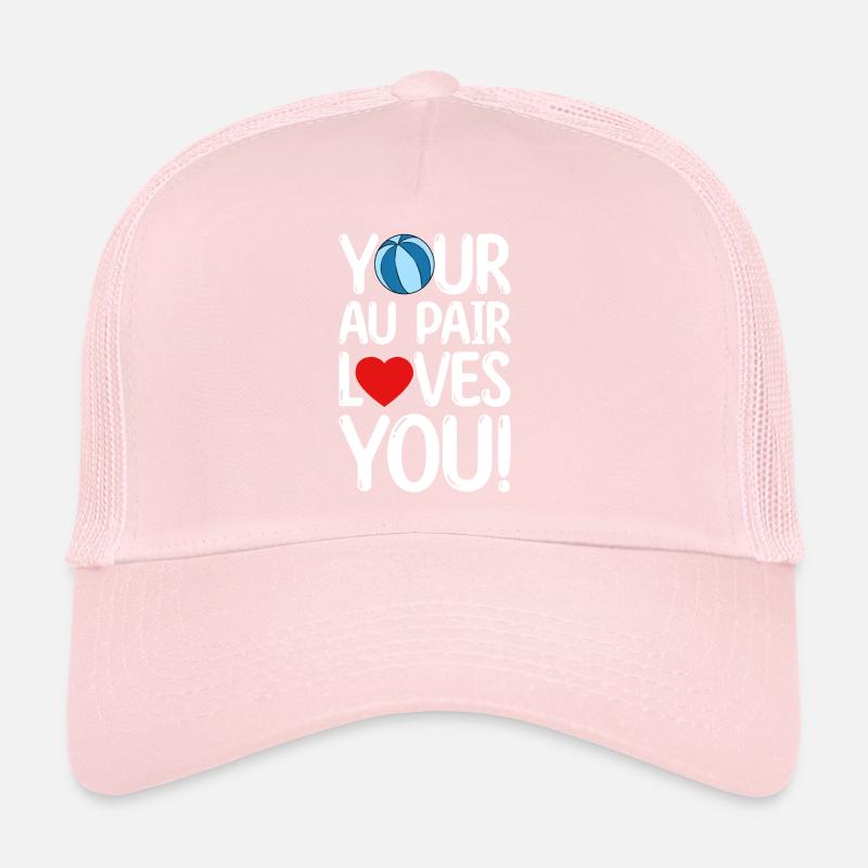 Au Pair Mädchen Kindergarten Nanny Trucker Cap