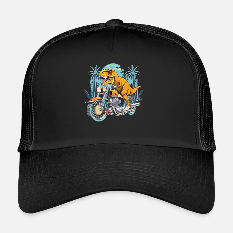 TRex Biker - A Primeval Ride Trucker Cap