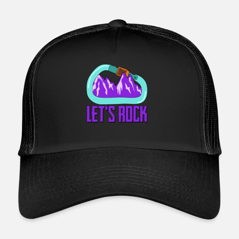 Alpinisme Mousqueton Grimpeur Casquette trucker 
