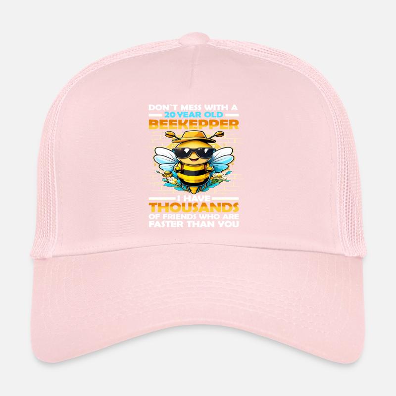 20 Jahre alt don`t mess with a Imker Geburtstag Trucker Cap