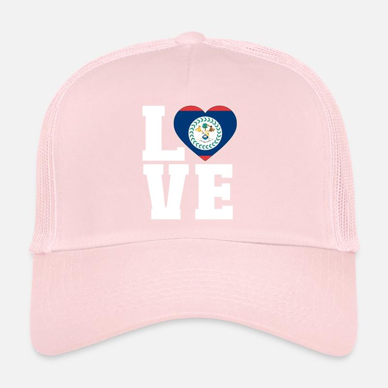 Drapeau du Belize Bélizien Casquette trucker 