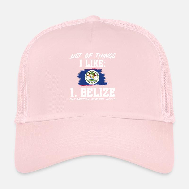 Drapeau du Belize Bélizien Casquette trucker 