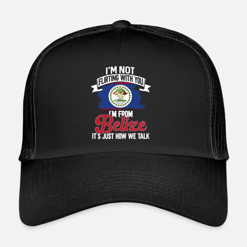 Drapeau du Belize Bélizien Casquette trucker 