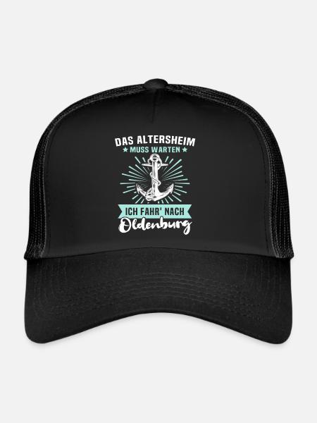 Oldenburg - Trucker Cap - Schwarz/Schwarz