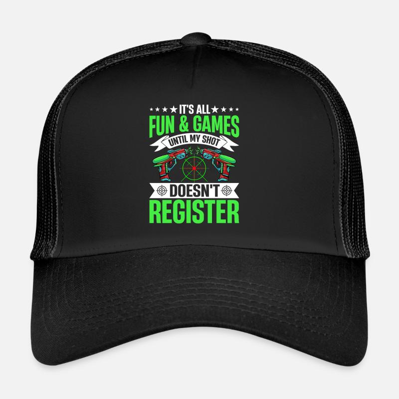 Laser Tag Player Trucker Cap