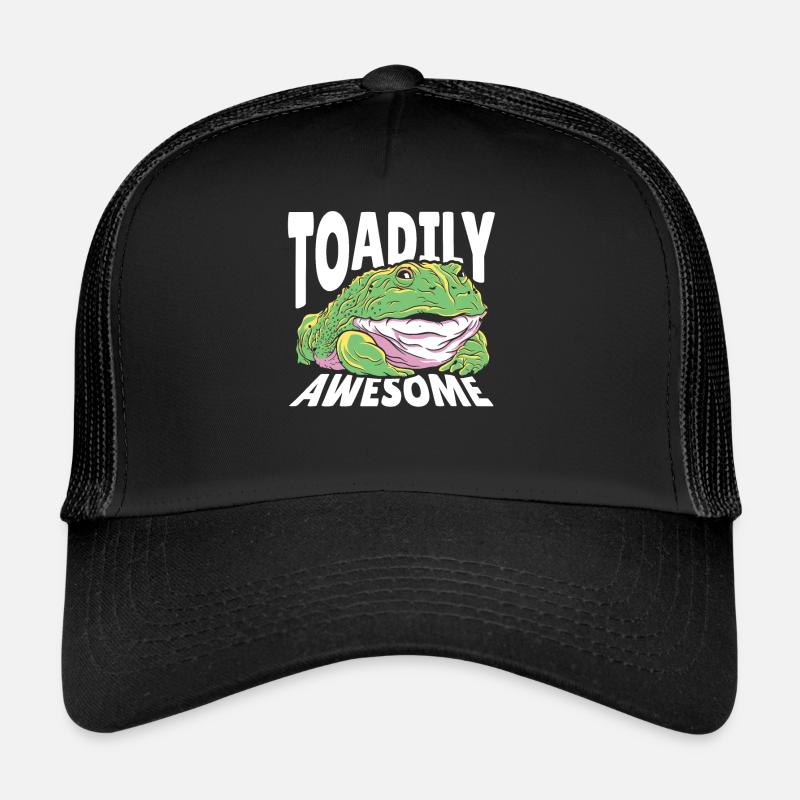 Frog Lover Toadily Awesome Amphibian Frog Trucker Cap