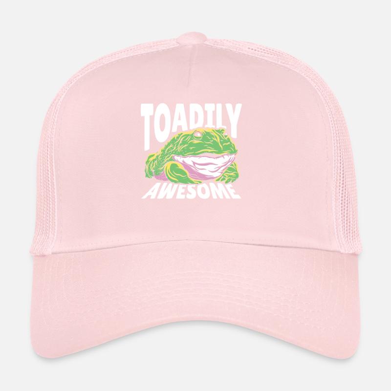 Frog Lover Toadily Awesome Amphibian Frog Trucker Cap
