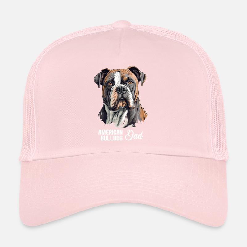 Chien bouledogue américain Casquette trucker 