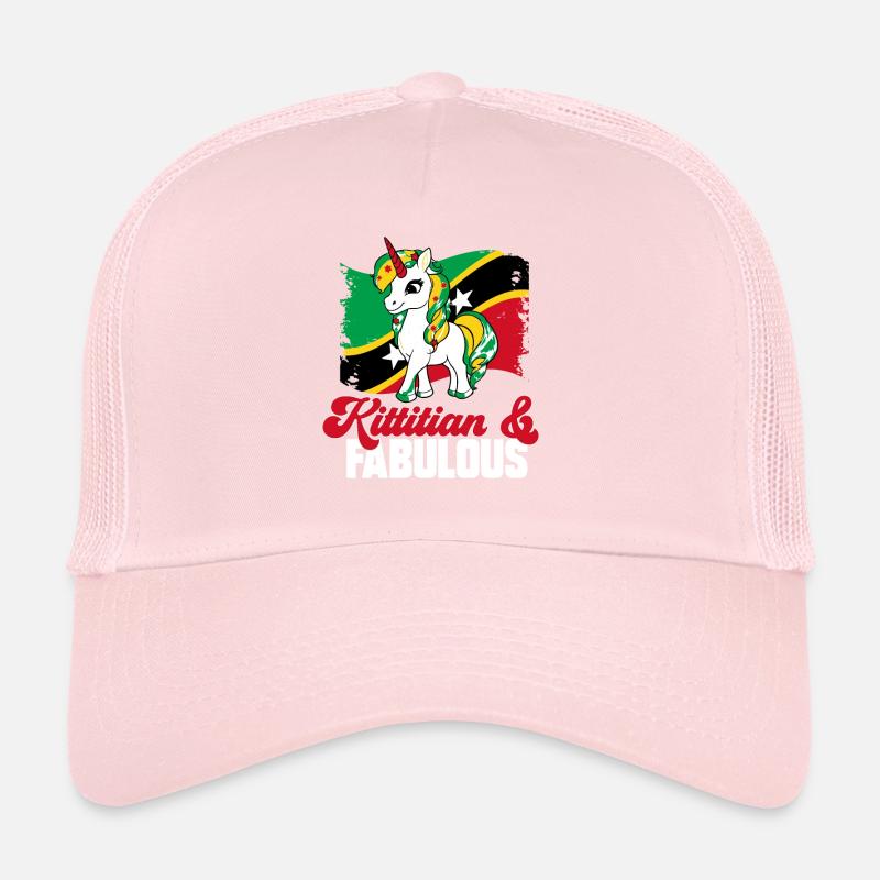 Drapeau de Saint-Kitts-et-Nevis Casquette trucker 