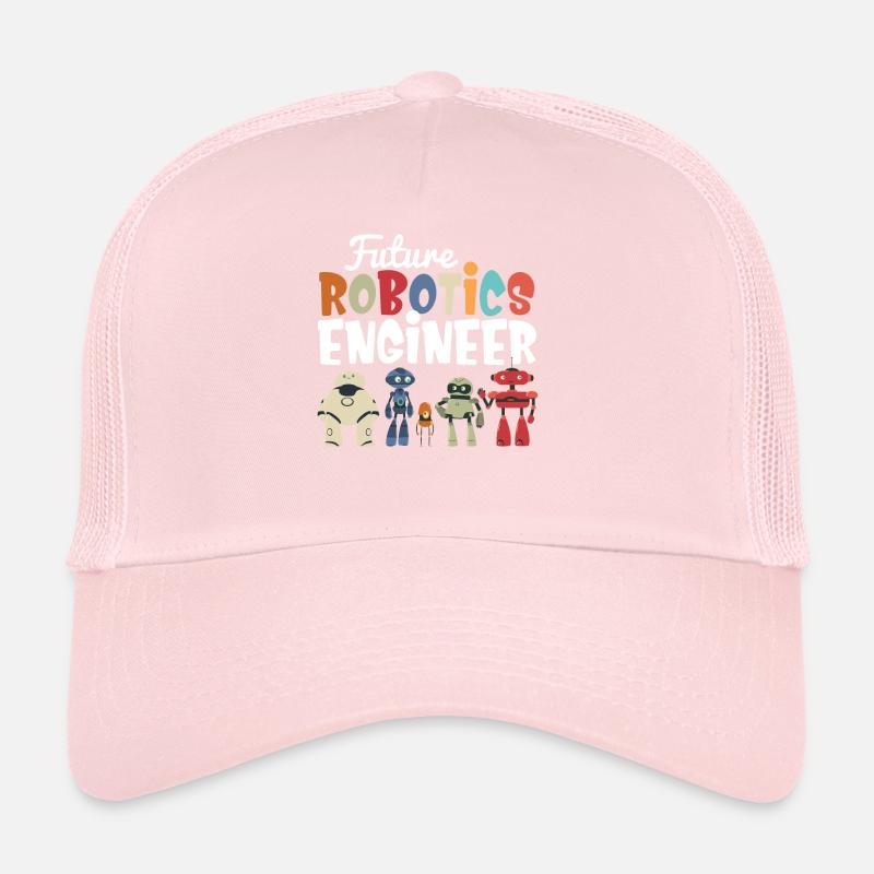 Cool Build Robot Future Robotics Engineer Kids Dro Trucker Cap