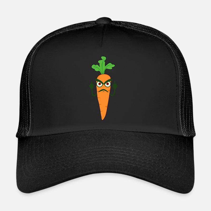 Carotte grincheuse Casquette trucker 