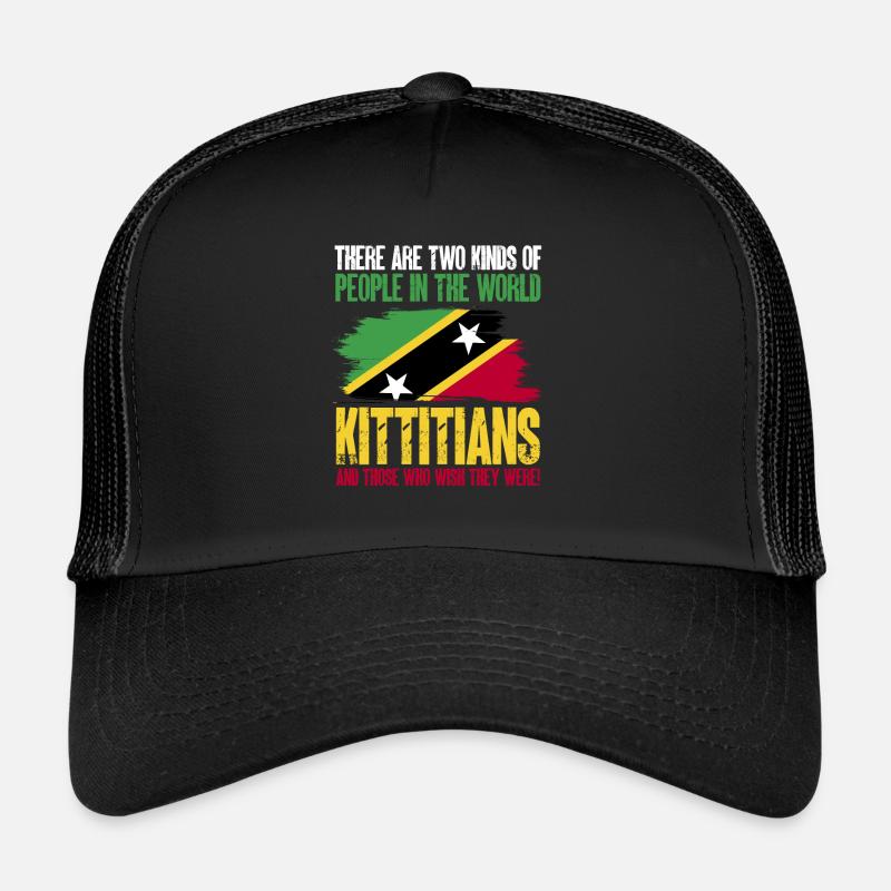 Drapeau de Saint-Kitts-et-Nevis Casquette trucker 