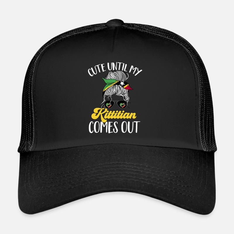 Drapeau de Saint-Kitts-et-Nevis Casquette trucker 
