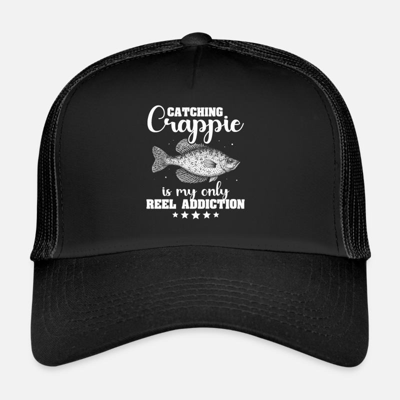 Pêcheur Poisson Crappie Casquette trucker 