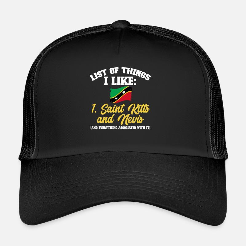 Drapeau de Saint-Kitts-et-Nevis Casquette trucker 