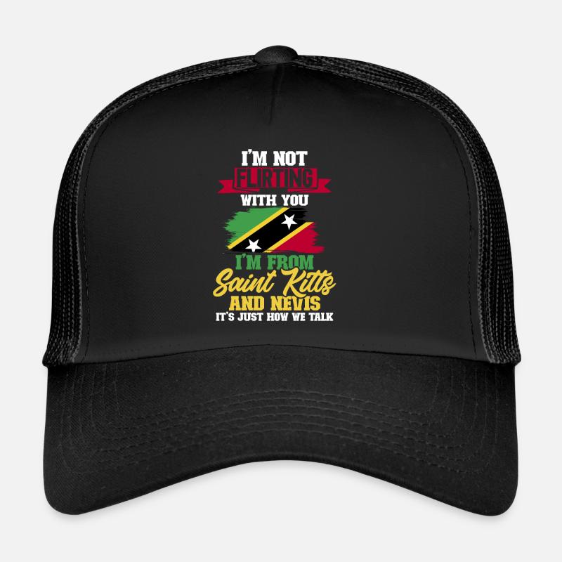 Drapeau de Saint-Kitts-et-Nevis Casquette trucker 