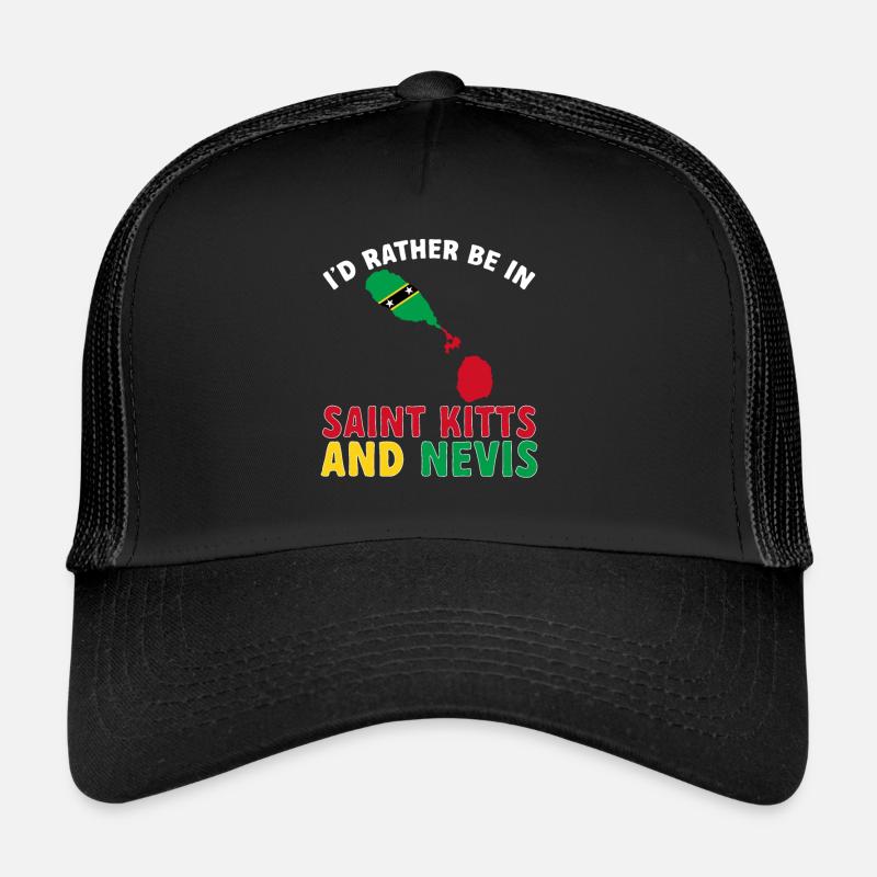 Drapeau de Saint-Kitts-et-Nevis Casquette trucker 