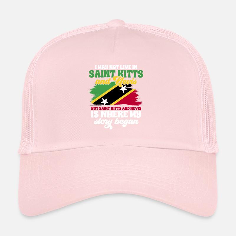 Drapeau de Saint-Kitts-et-Nevis Casquette trucker 