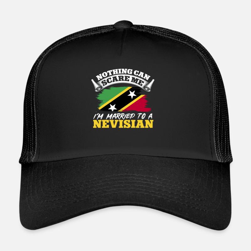 Drapeau de Saint-Kitts-et-Nevis Casquette trucker 