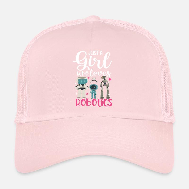 Build Robot Droid Builder Just A Girl Who Loves Ro Trucker Cap