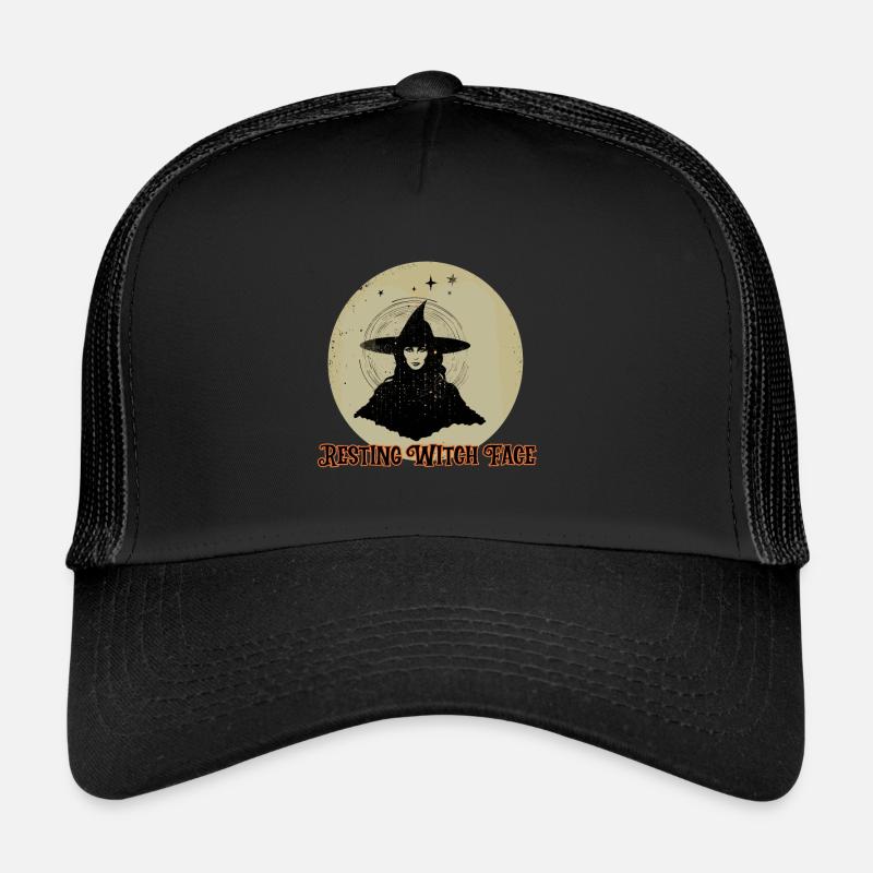 Witch, Resting Witch Face Trucker Cap