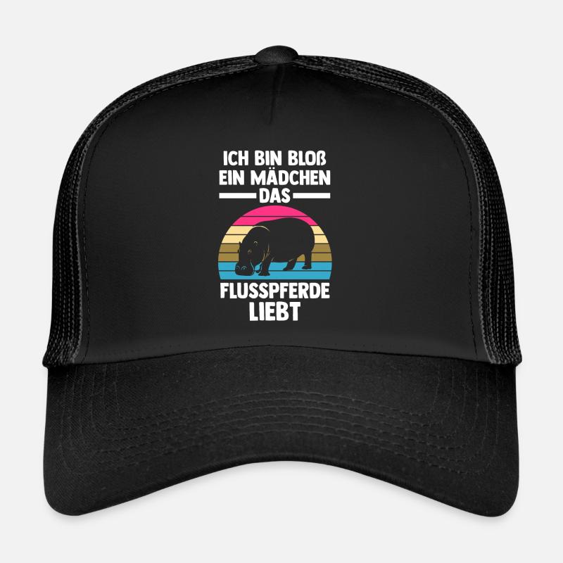 Nilpferd Flusspferd Trucker Cap