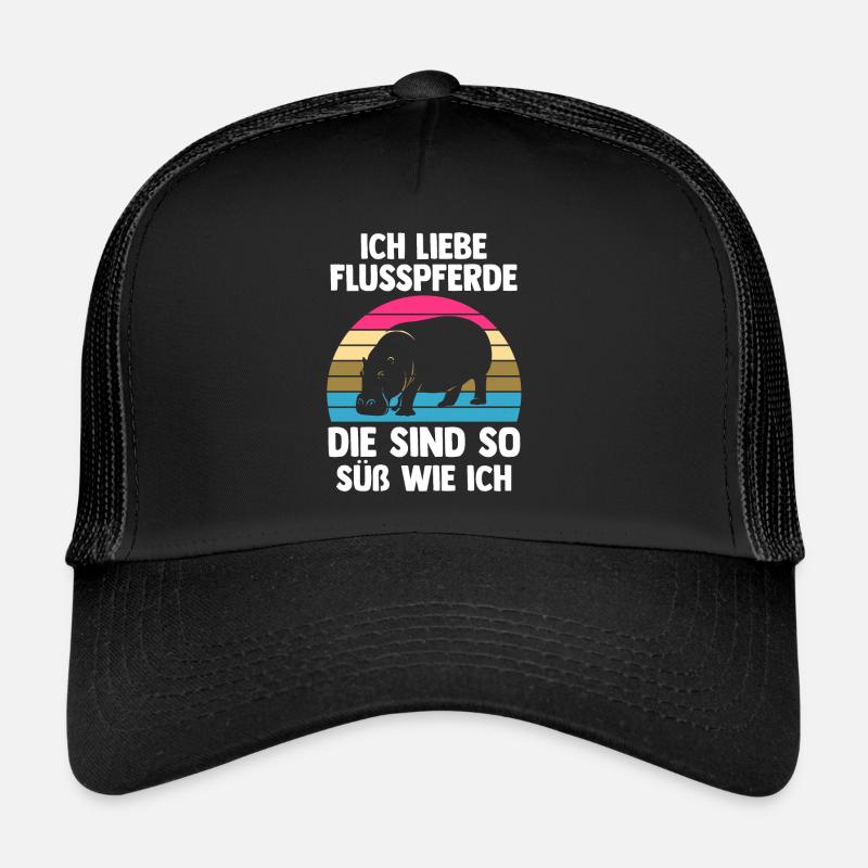Nilpferd Flusspferd Trucker Cap