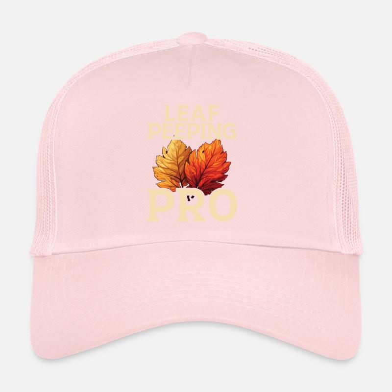 Feuille Peeping Automne Feuille Peeper Automne Feuillage Casquette trucker 