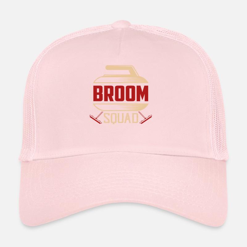 Broom Squad Ice Sport Sweeping Curler Trucker Cap
