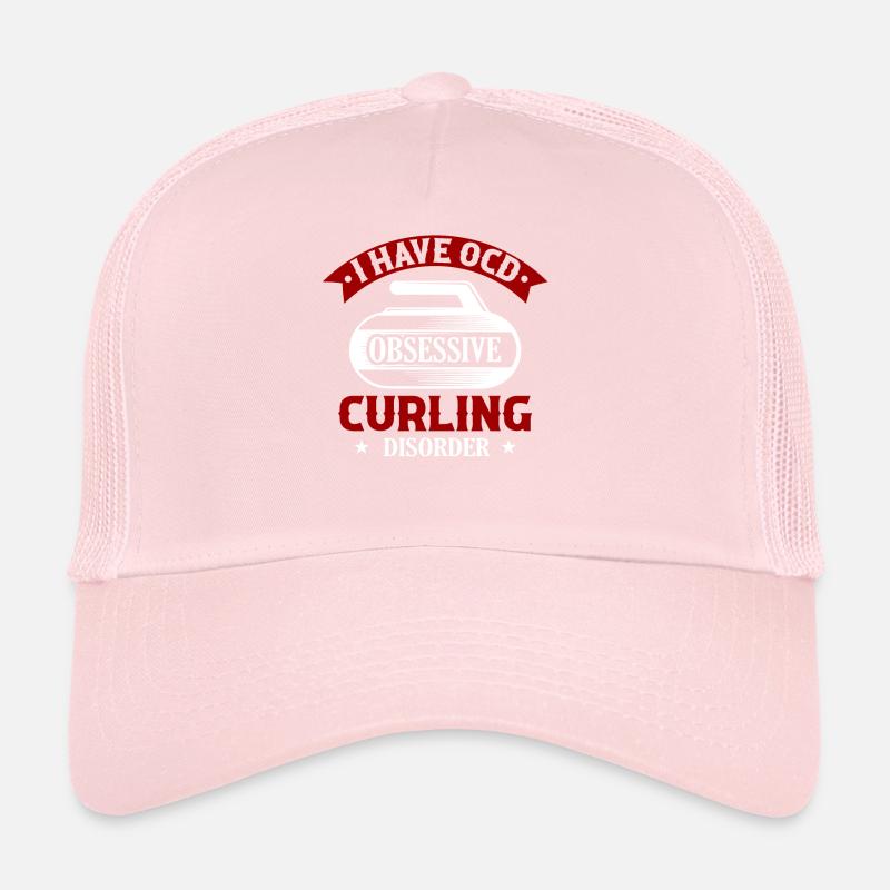 I Have OCD Obsessive Curling Disorder Ice Sport Cu Trucker Cap
