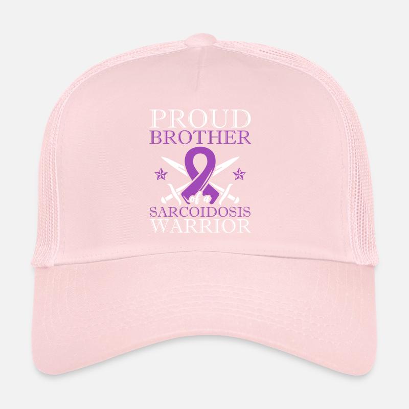Fier frère d’un guerrier de la sarcoïdose Casquette trucker 