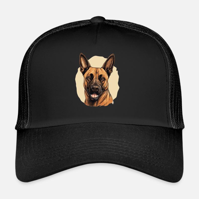 Chien Berger Belge Casquette trucker 