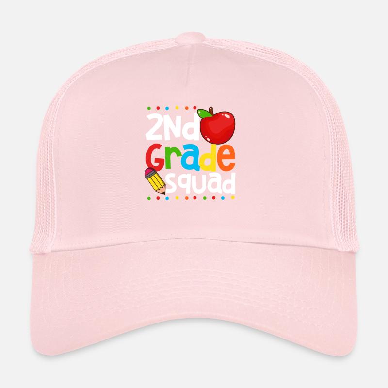 2e année de l’escouade deuxième enseignant élève 100e jour Casquette trucker 