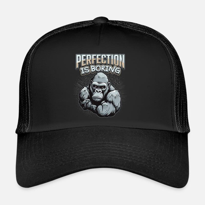 Lustiger Gorilla Affe Spruch, Comic Trucker Cap