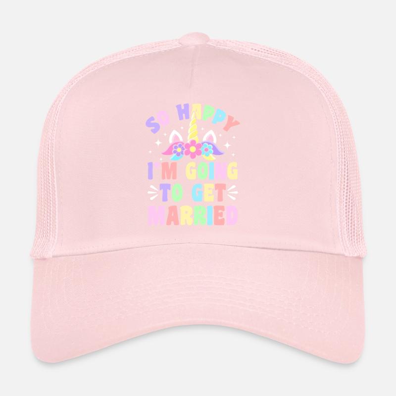 Douche nuptiale de mariage Casquette trucker 