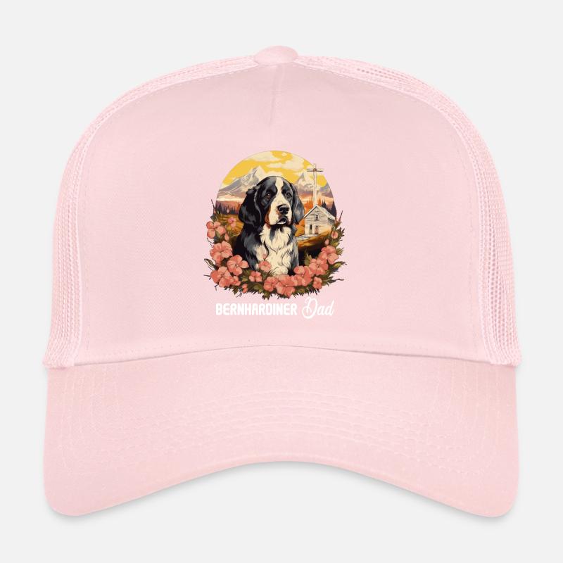 Chien Saint-Bernard Casquette trucker 
