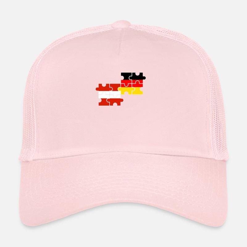 Austria Germany Flag Austrian Trucker Cap