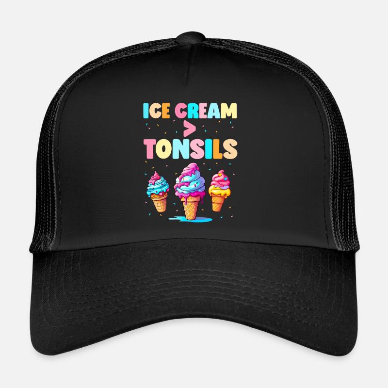 Amygdalectomie, récupération, amygdalectomie Casquette trucker 
