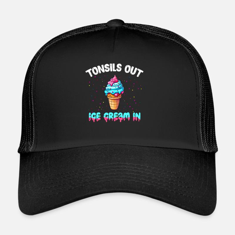 Amygdalectomie, récupération, amygdalectomie Casquette trucker 