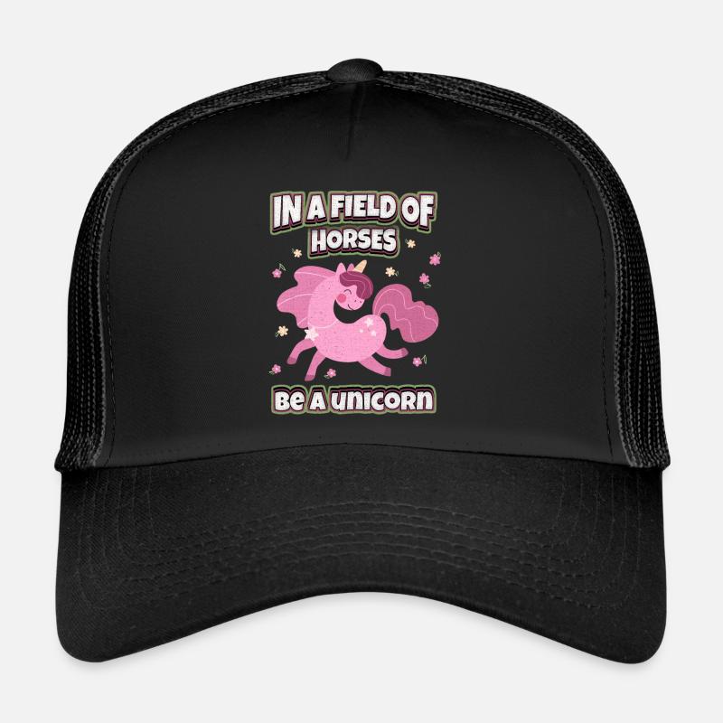 Lustiger Einhorn-Spruch, rosa Einhorn-Unicorn Trucker Cap