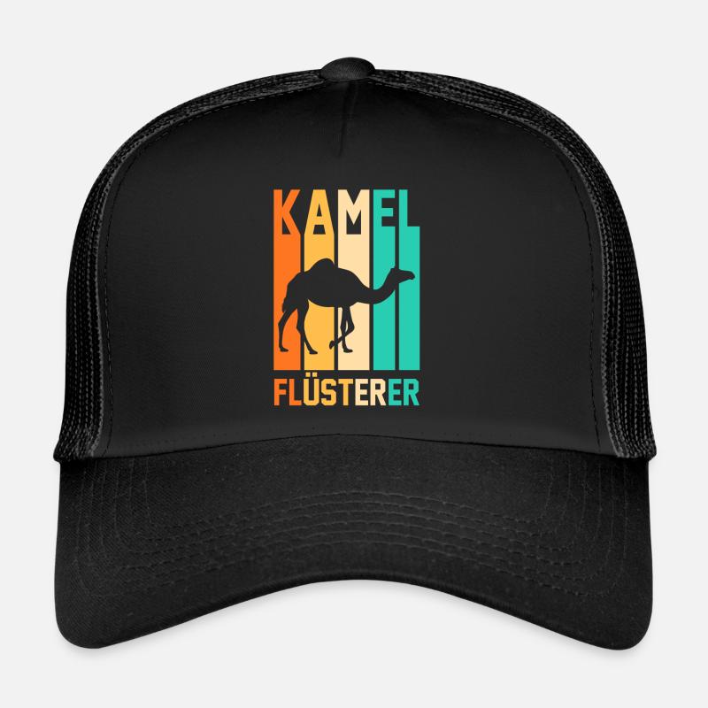 Kamel - Trucker Cap - Schwarz/Schwarz