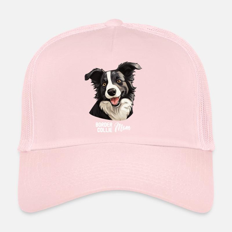 Chien Border Collie Casquette trucker 