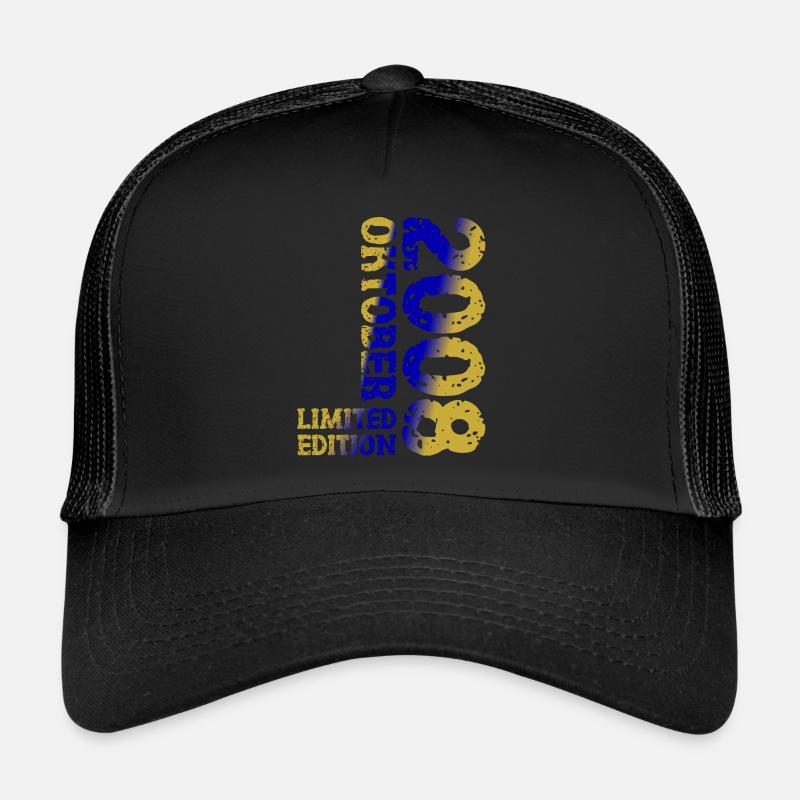 2008 October Limited Edition 15th Birthday Decoration Trucker Cap