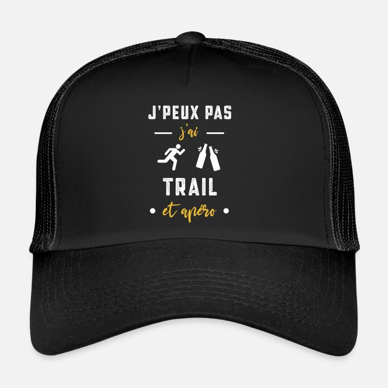 je peux pas j'ai trail apéro humour Casquette trucker 