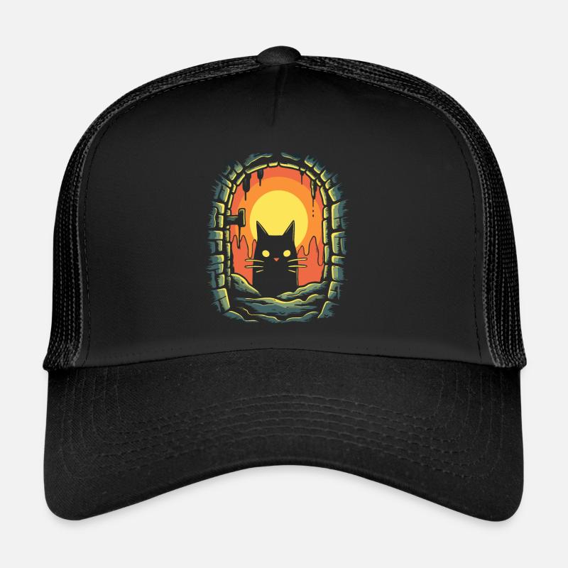 Entrez dans le donjon du chat Casquette trucker 